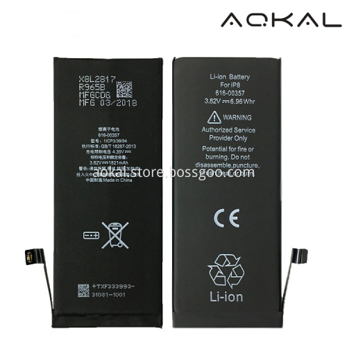 iPhone8 Replacement Li-ion Battery with Original Texas IC